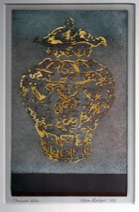 Chinese Urn
oil based engraved monoprint
8" x 5"
2003